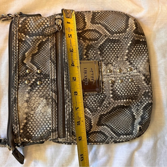 Nicole Miller Snake Skin Print Crossbody Bag – Excellent Condition - Picture 13 of 13